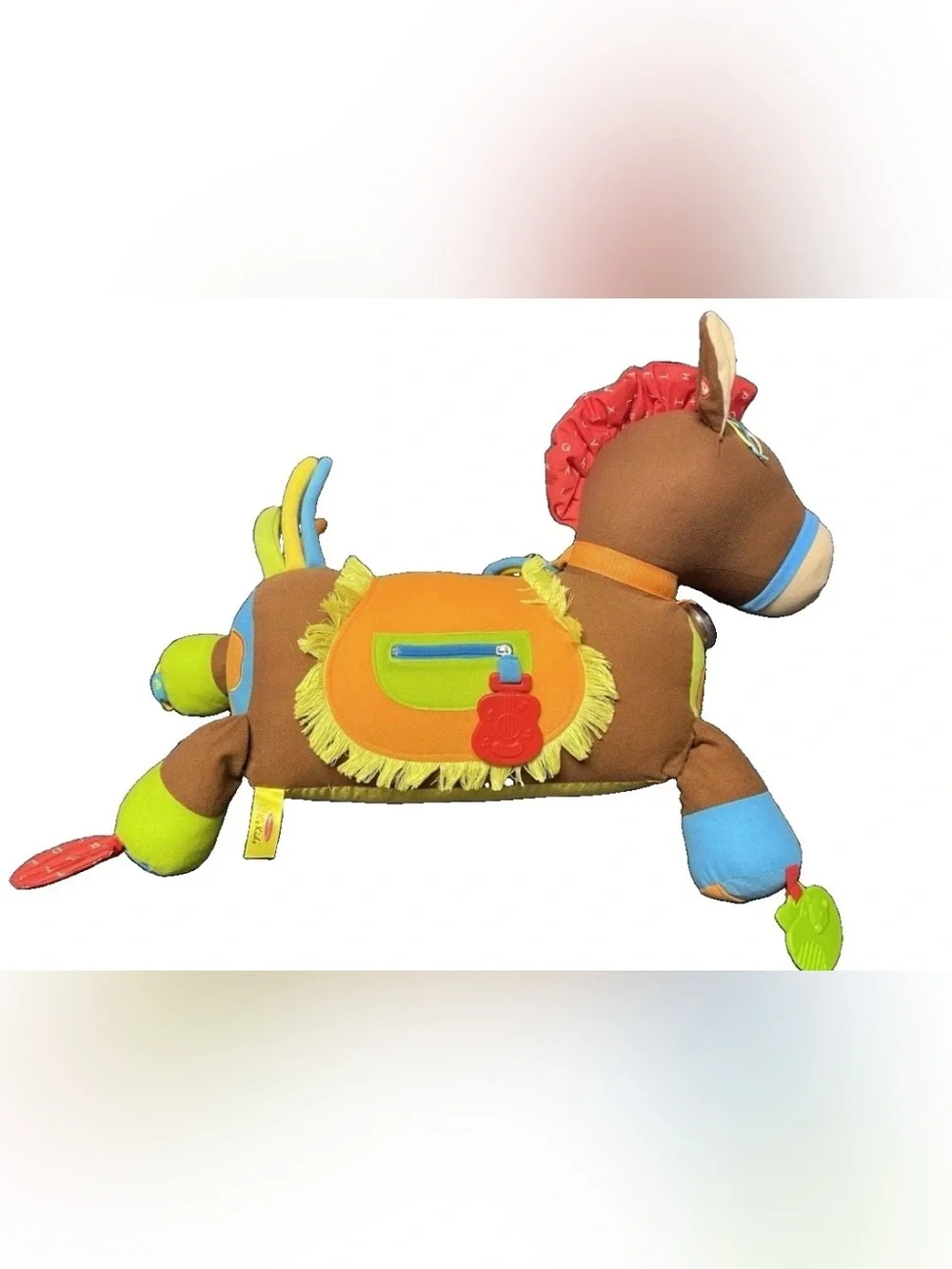 Melissa & Doug K's Kids Giddy Up & Play Musical Plush Horse Activity Toy Sensory